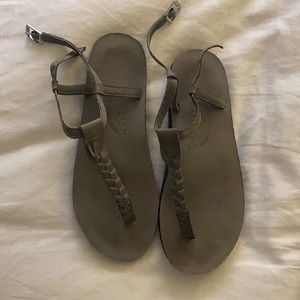 Rainbow Gray Sandals
